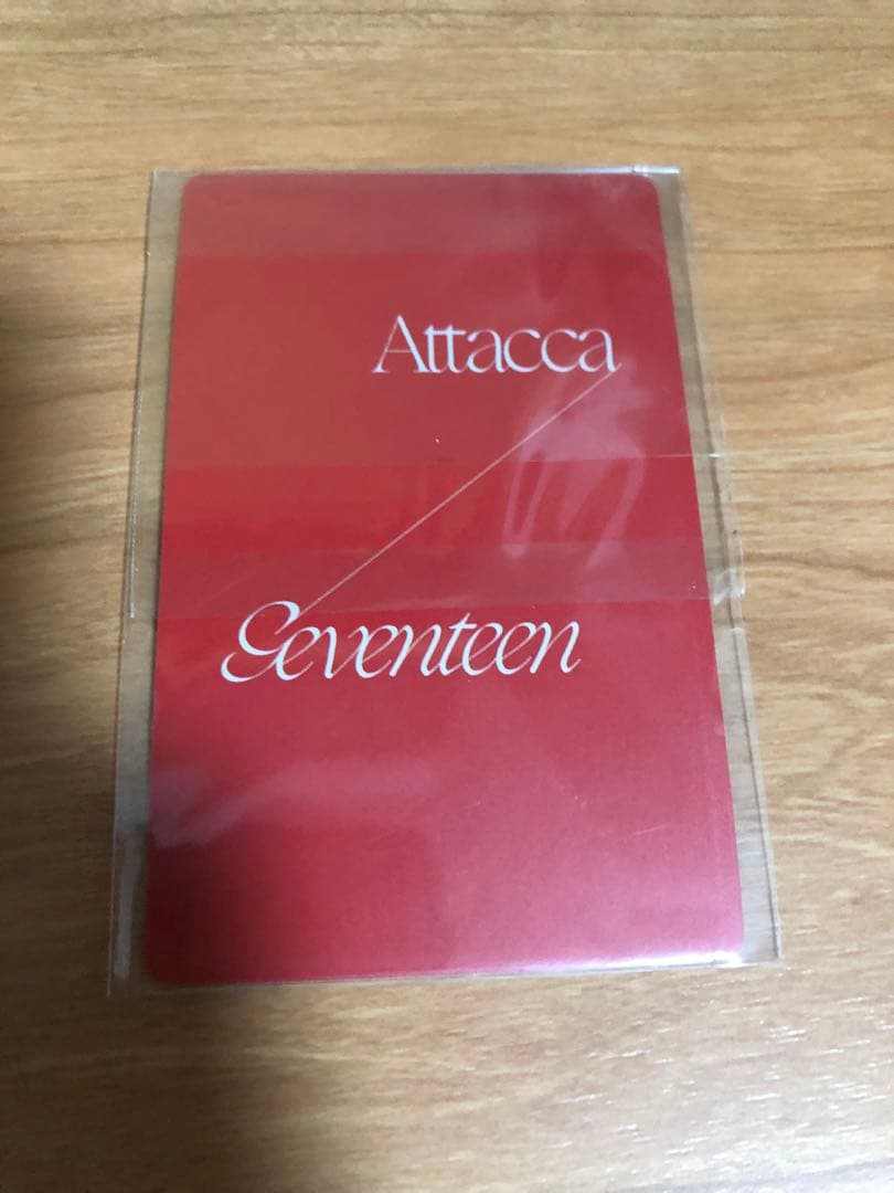 SEVENTEEN ウジ　Attacca weverse 特典　トレカ