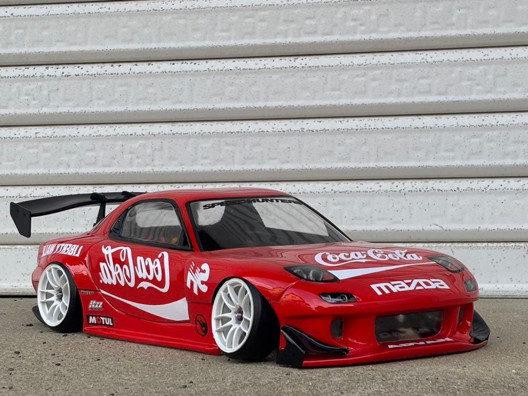 D-LIKE MAZDA rx-7 FD ラジコンボディ　塗装済未走行