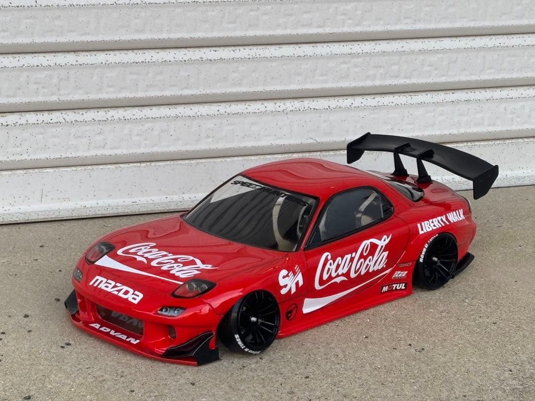 D-LIKE MAZDA rx-7 FD ラジコンボディ　塗装済未走行