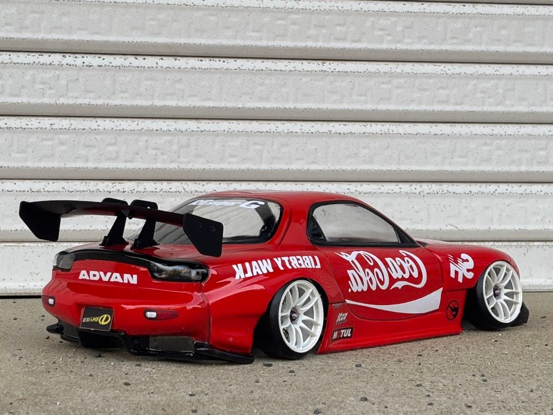 D-LIKE MAZDA rx-7 FD ラジコンボディ　塗装済未走行