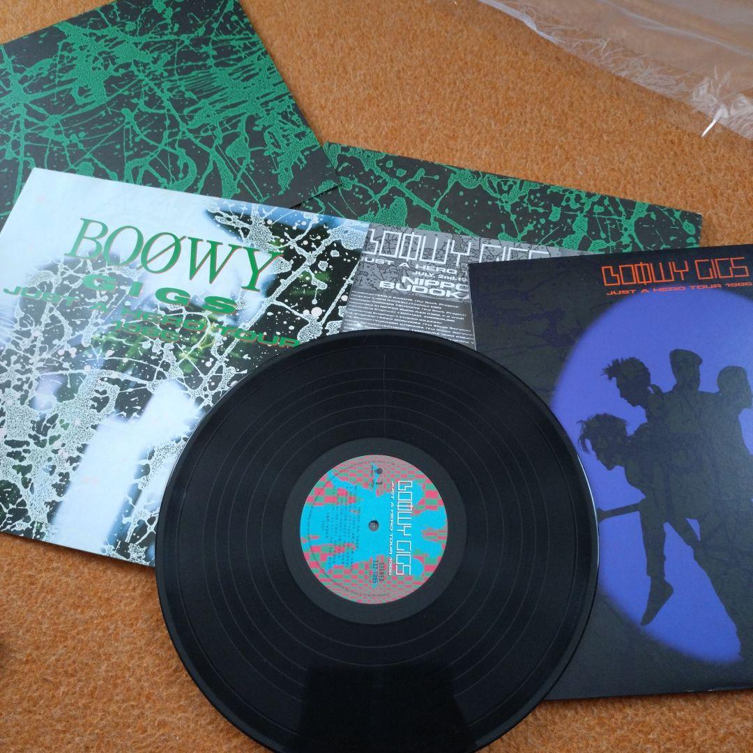 boowy GIGS JUST A HERO TOUR　他　レコード　氷室　布袋