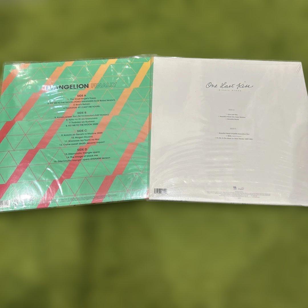 evangelion finally one last kiss レコード2枚