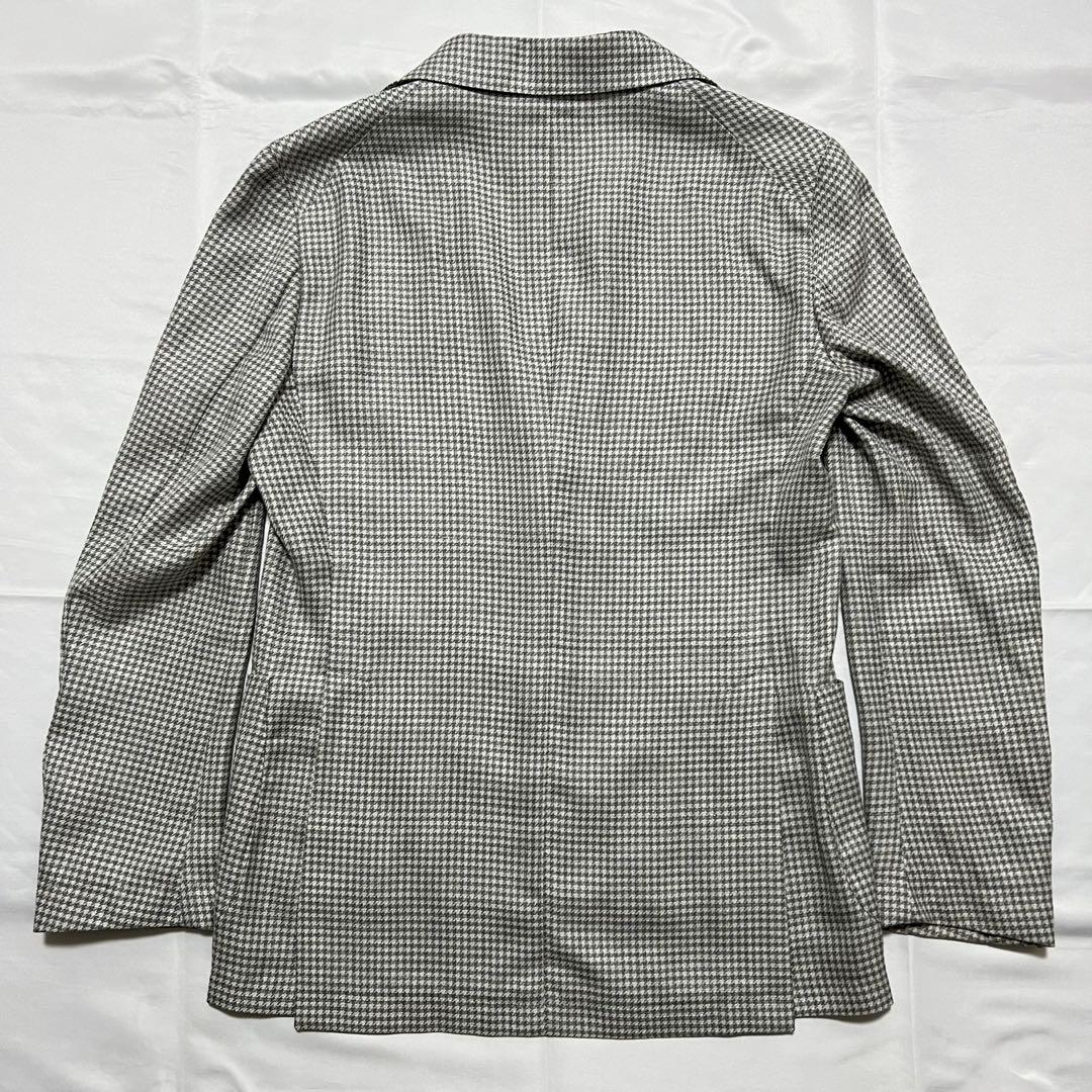 極美品✨️近年モデル タリアトーレ アンコン ジャケット グレー シルク混 千鳥