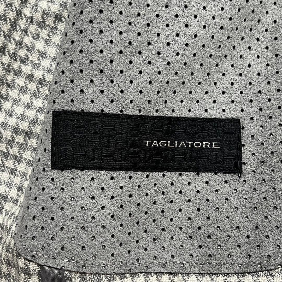 極美品✨️近年モデル タリアトーレ アンコン ジャケット グレー シルク混 千鳥