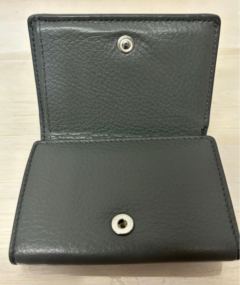 極美品✨バレンシアガ 折り財布 ペーパーミニウォレット　391446 グレー