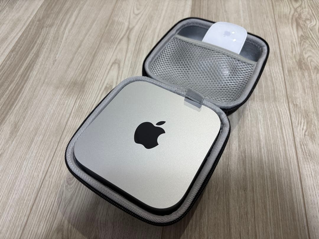Apple M4 Mac mini + Magic Mouse + ハードケース