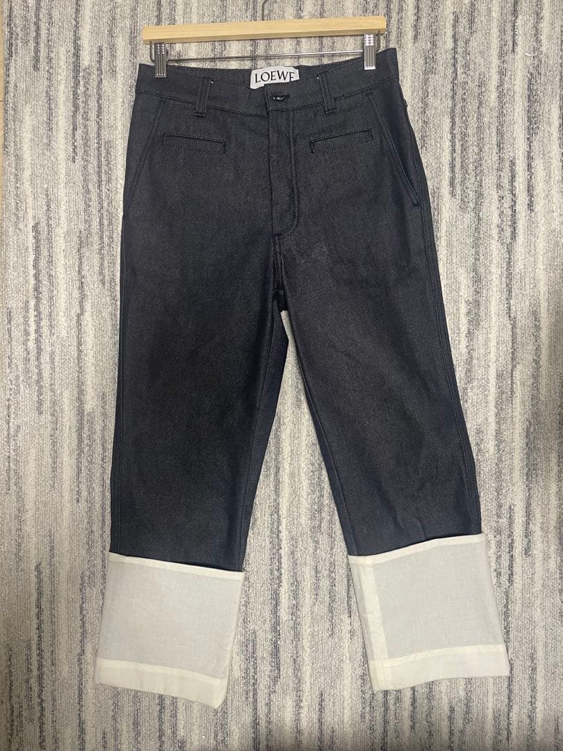 LOEWE ロエベ フィッシャーマン デニム ジーンズ 濃紺 [サイズ36]