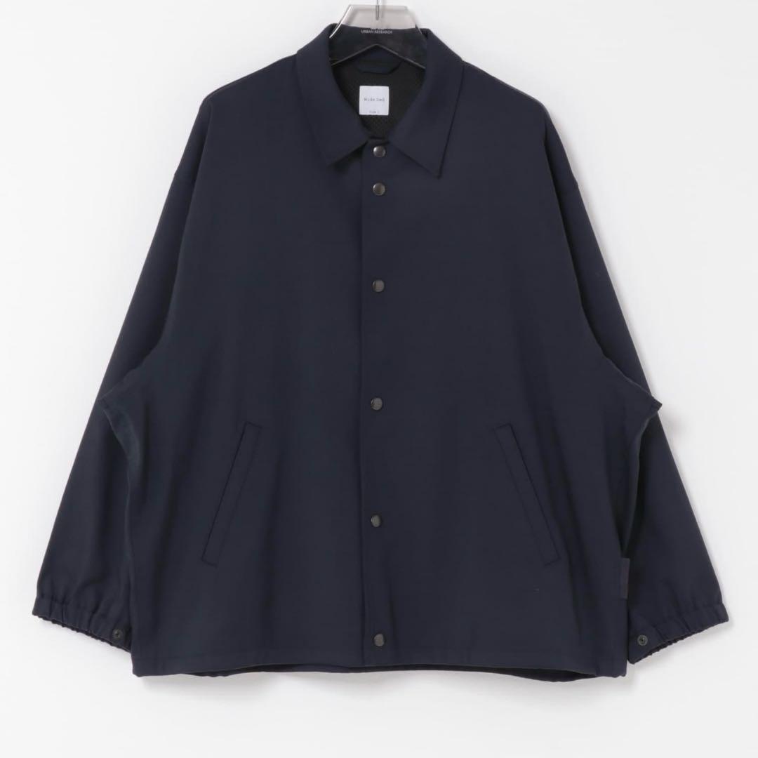 【新品】Wide Dad COACH JACKET ネイビー サイズ1