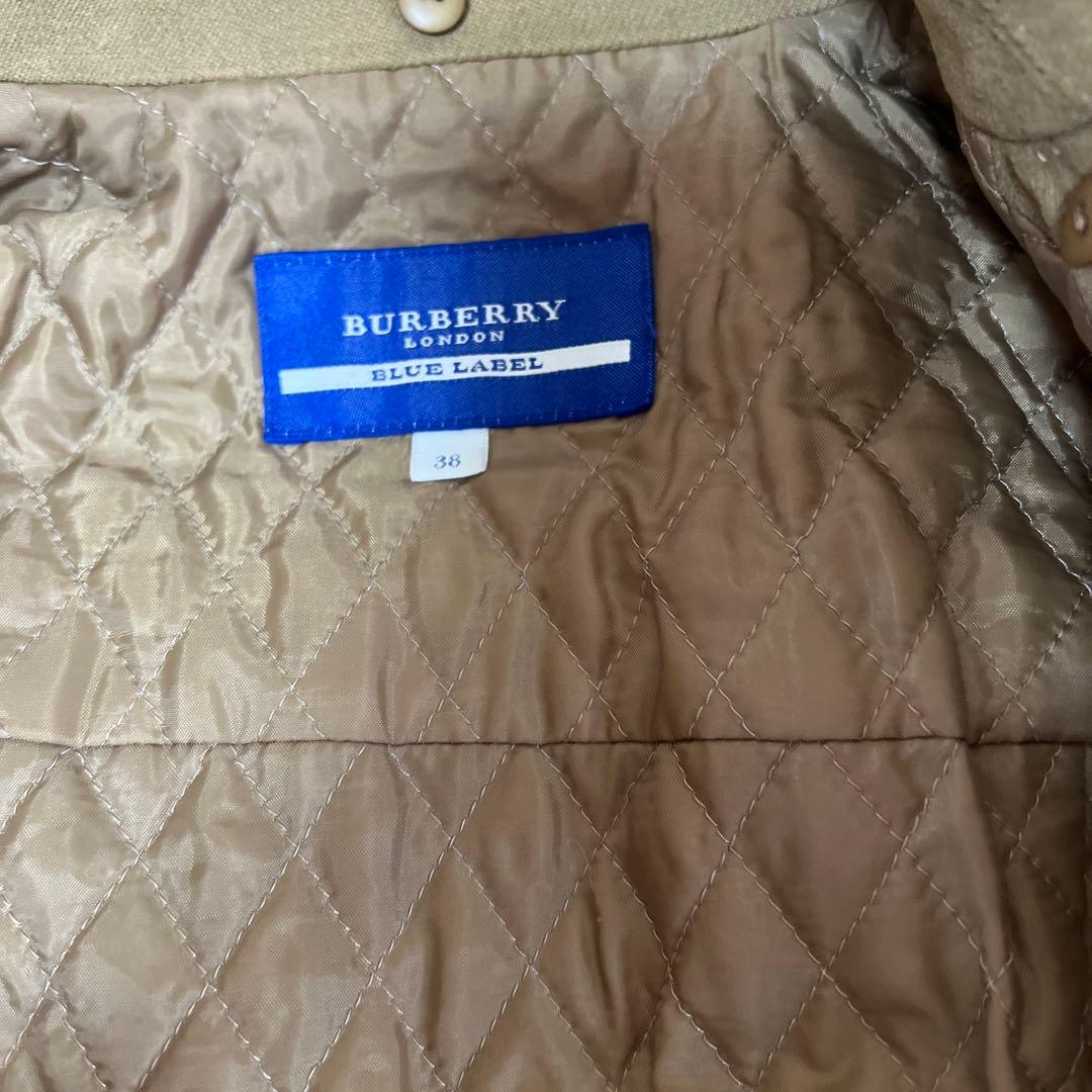BURBERRY ブルーレーベル ミリタリージャケット 36 カーキ