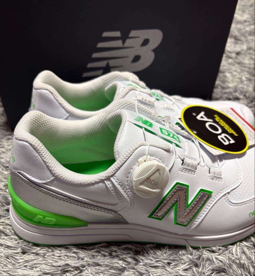 【新品】New Balance 574 ゴルフシューズ グリーン