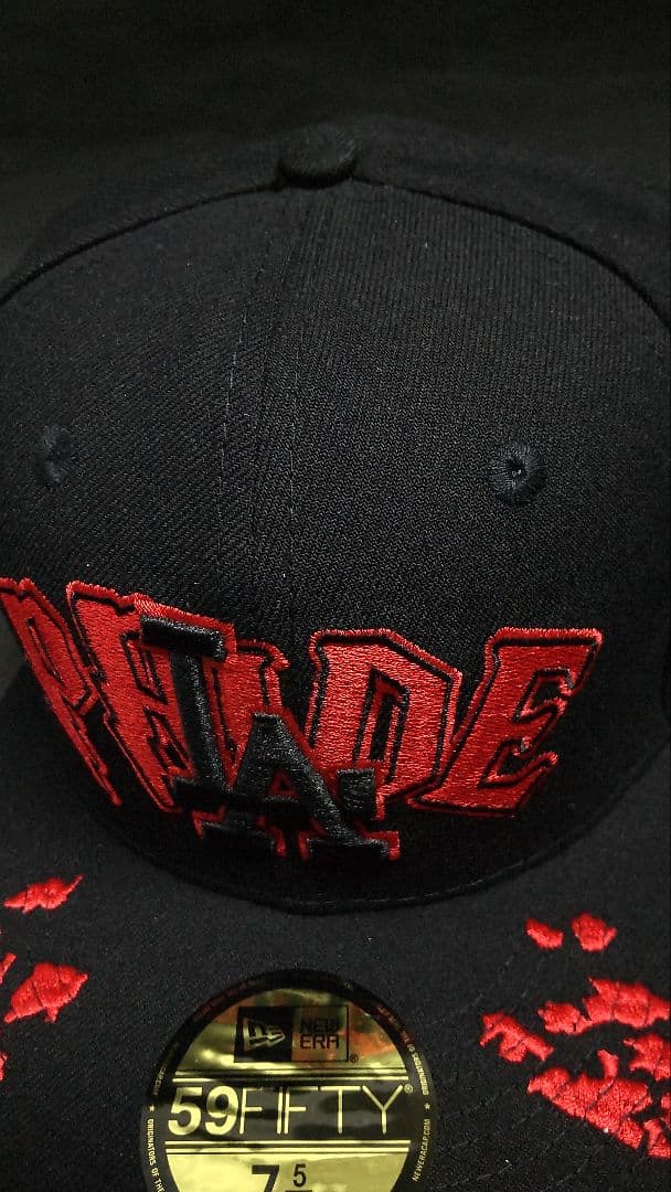 NEWERA LAドジャースPRIDEコンセプトカスタムキャップブラック5/8