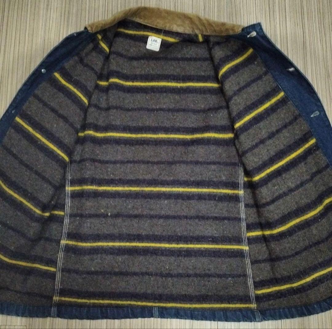 60s-70s 美品 Lee 81-LJ ブランケット カバーオール 40
