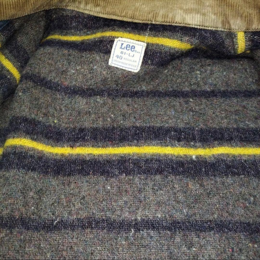 60s-70s 美品 Lee 81-LJ ブランケット カバーオール 40