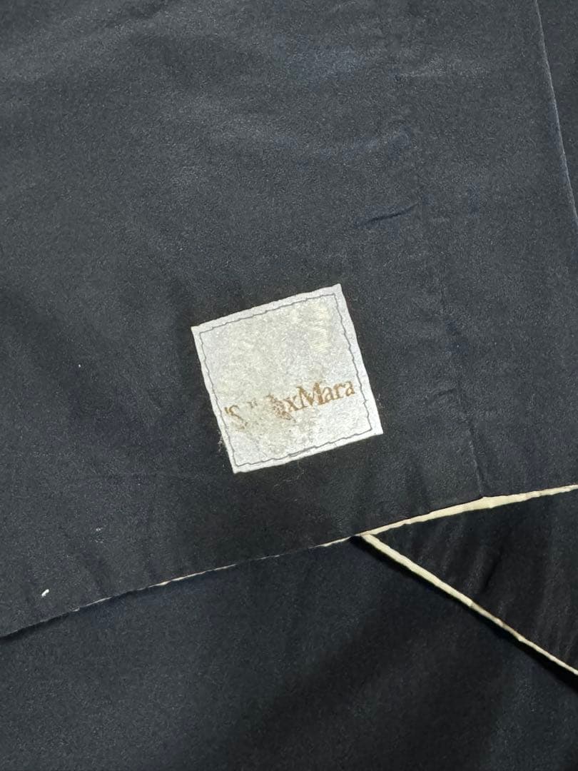 'S Max Mara リバーシブル ネイビー スプリングフードコート