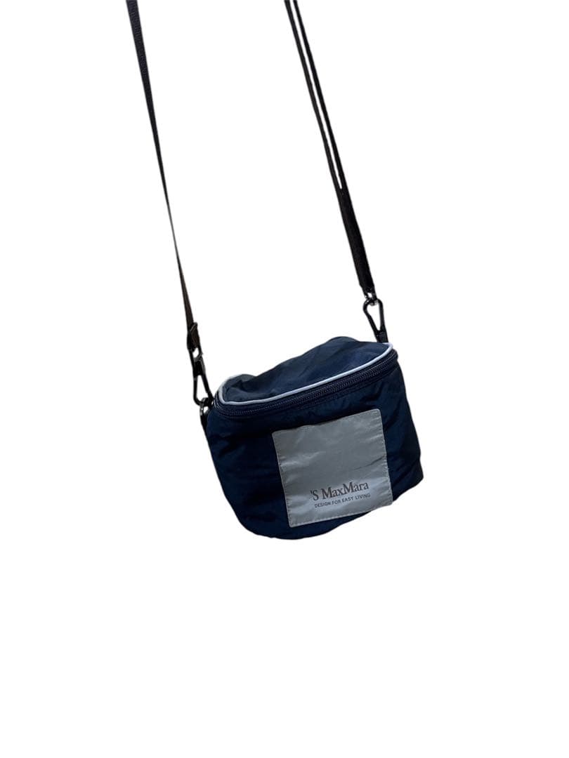 'S Max Mara リバーシブル ネイビー スプリングフードコート
