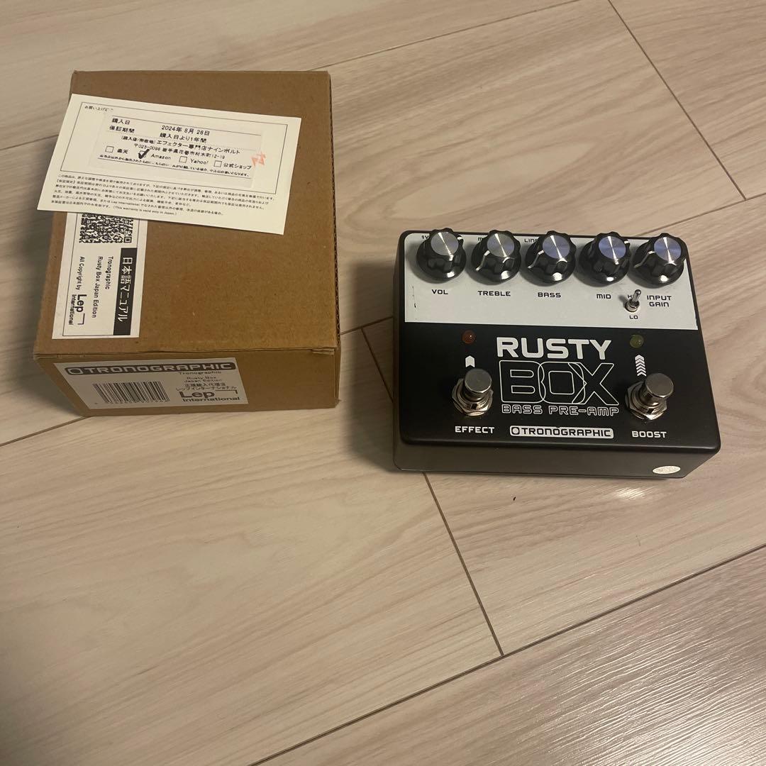 Tronographic RustyBoxベースプリアンプ難波章浩、日向秀和使用
