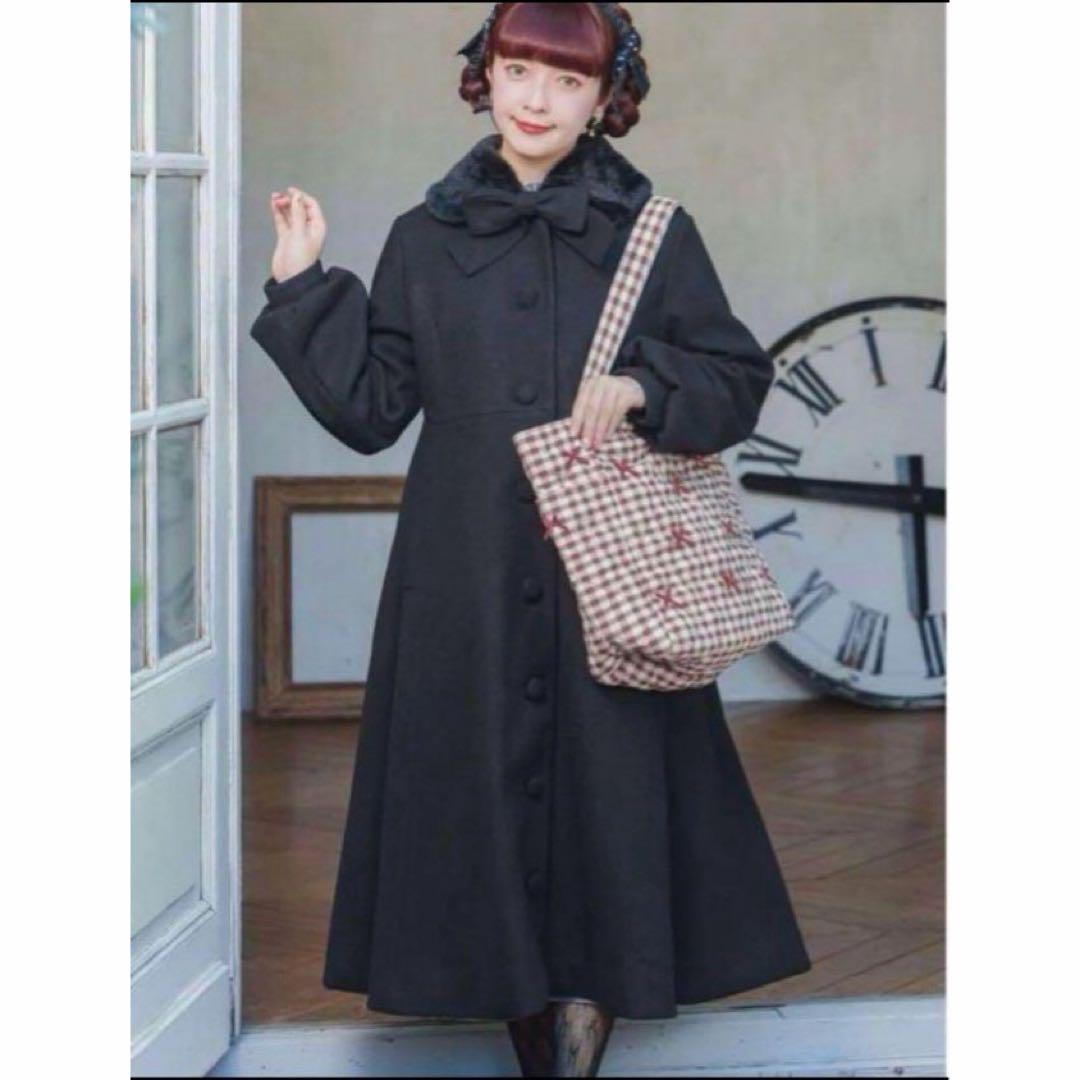 【新品】青木美沙子 リボンコート 4L しまむら ロング ロリータ 大きいサイズ