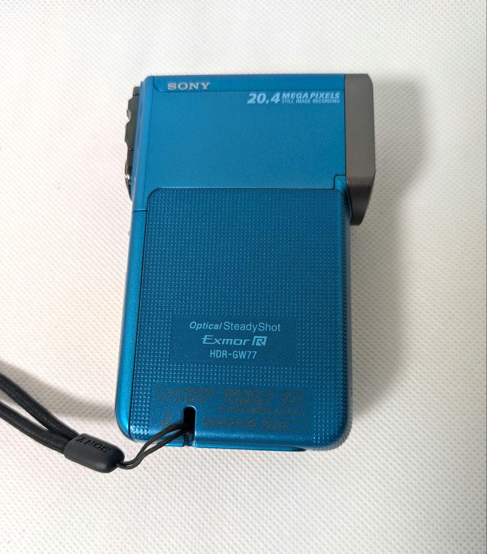 SONY ハンディカム HDR-GW77V ブルー