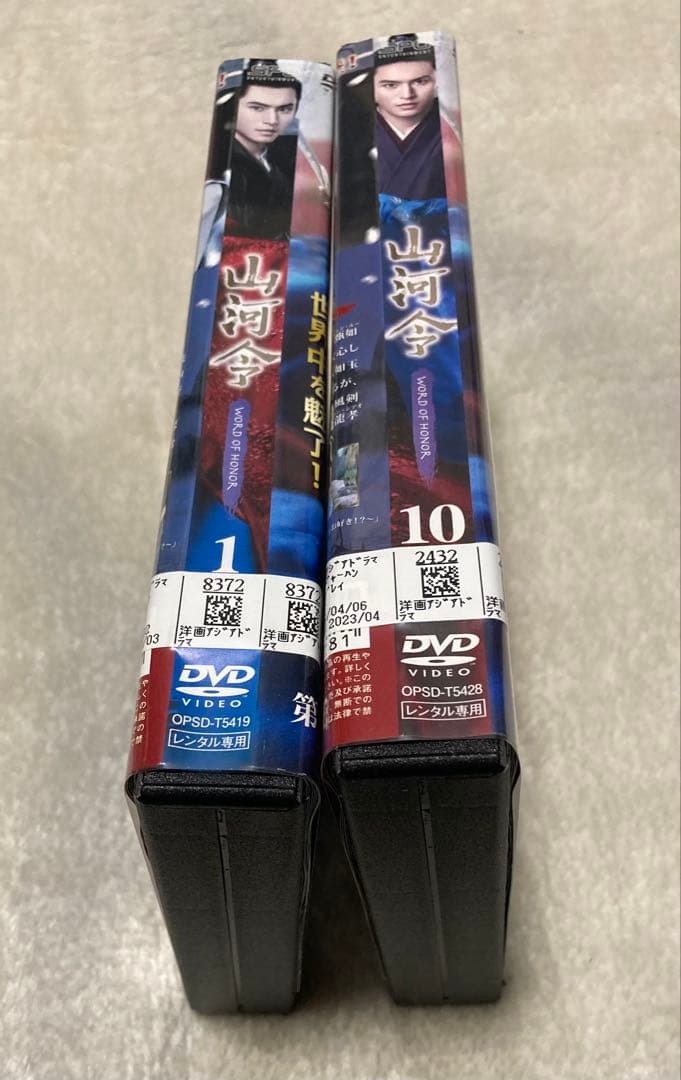 DVD 山河令 全18巻 吹き替なし 日本語字幕 レンタル落 チャン・ジャーハン