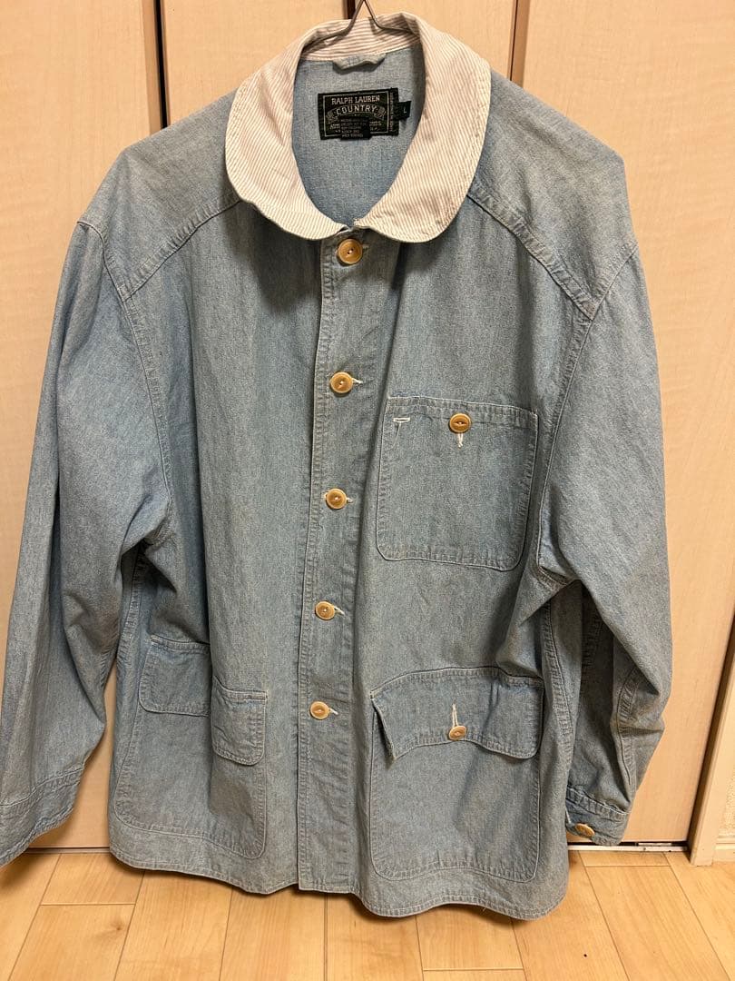o*e様 polo country ポロカントリー シャンブレー カバーオール