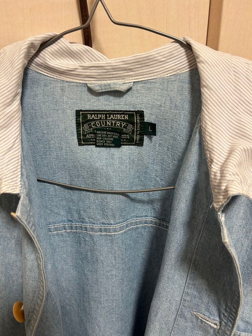 o*e様 polo country ポロカントリー シャンブレー カバーオール