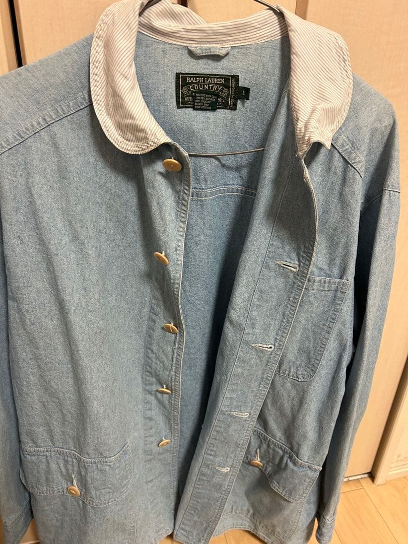o*e様 polo country ポロカントリー シャンブレー カバーオール