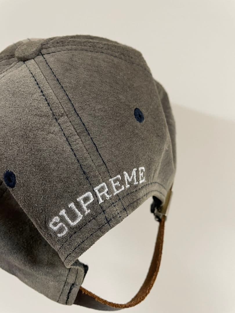 帽子 Supreme S Logo 6-Panel Cap \"Suede\" Gray
