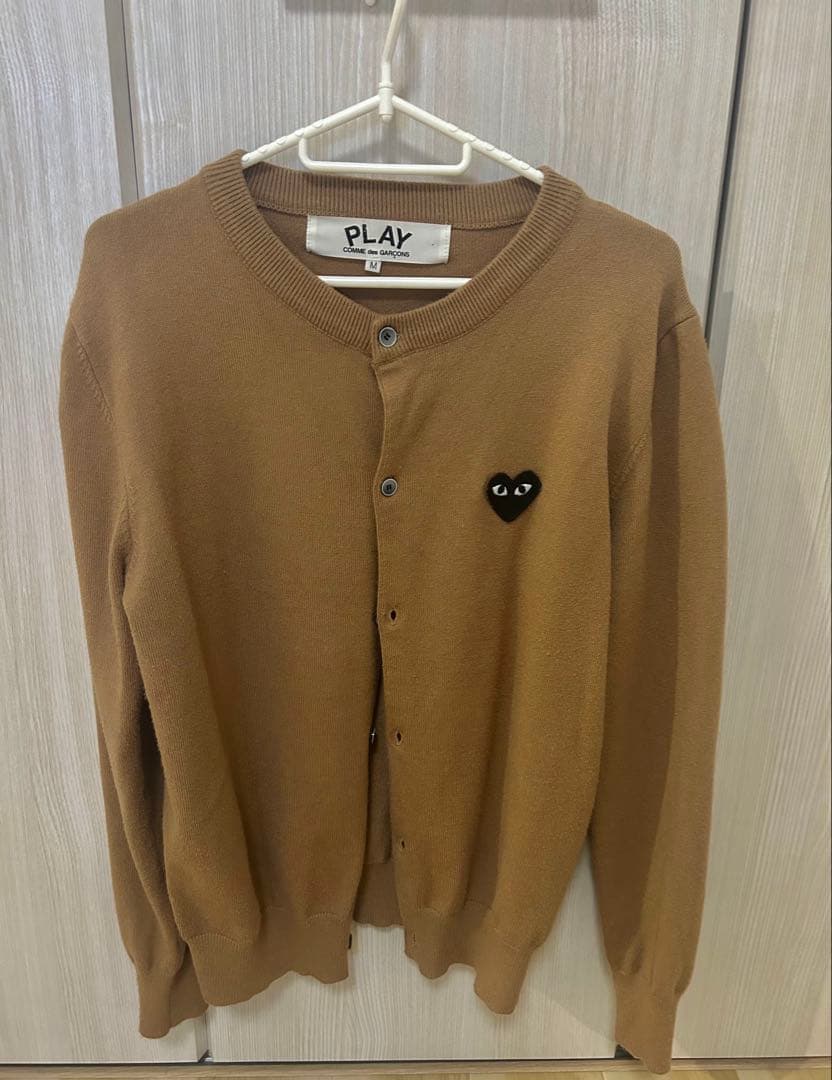 COMME des GARÇONS PLAY カーディガン ベージュ