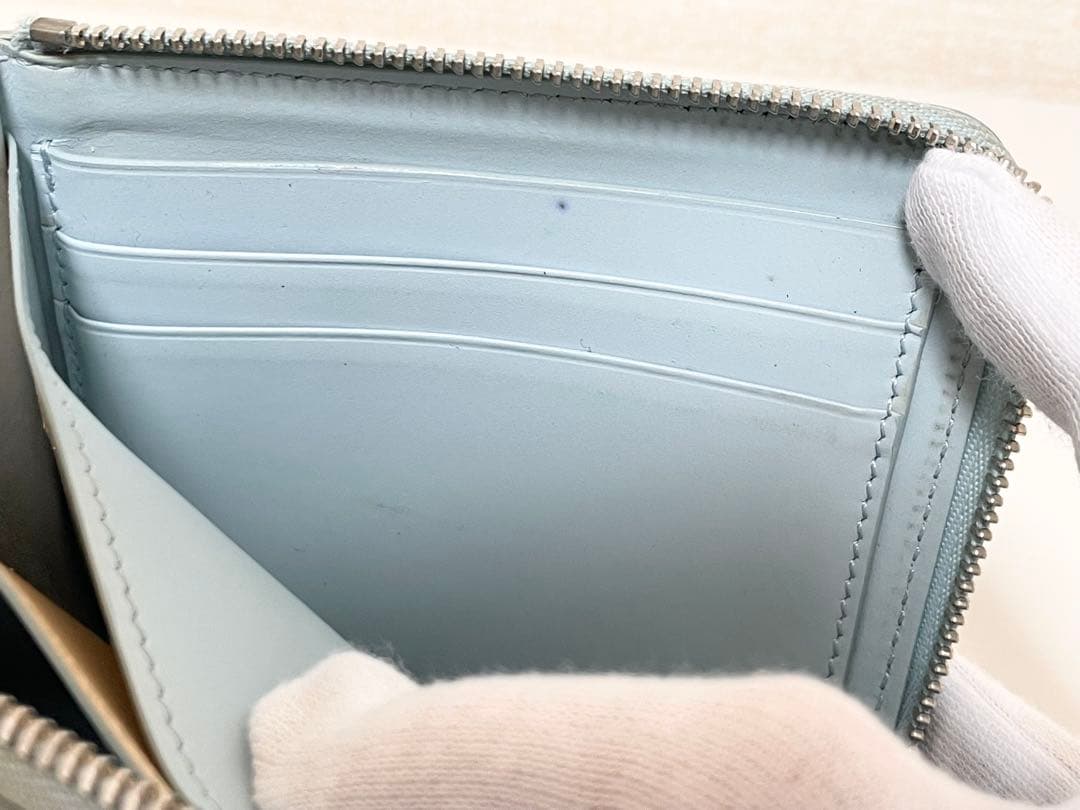 【早い者勝ち！】JIL SANDER 2つ折りウォレット　ライトブルー