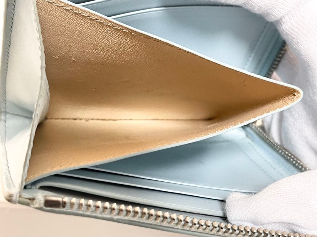 【早い者勝ち！】JIL SANDER 2つ折りウォレット　ライトブルー