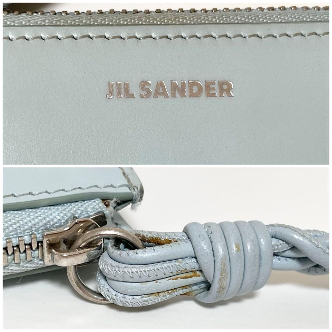 【早い者勝ち！】JIL SANDER 2つ折りウォレット　ライトブルー
