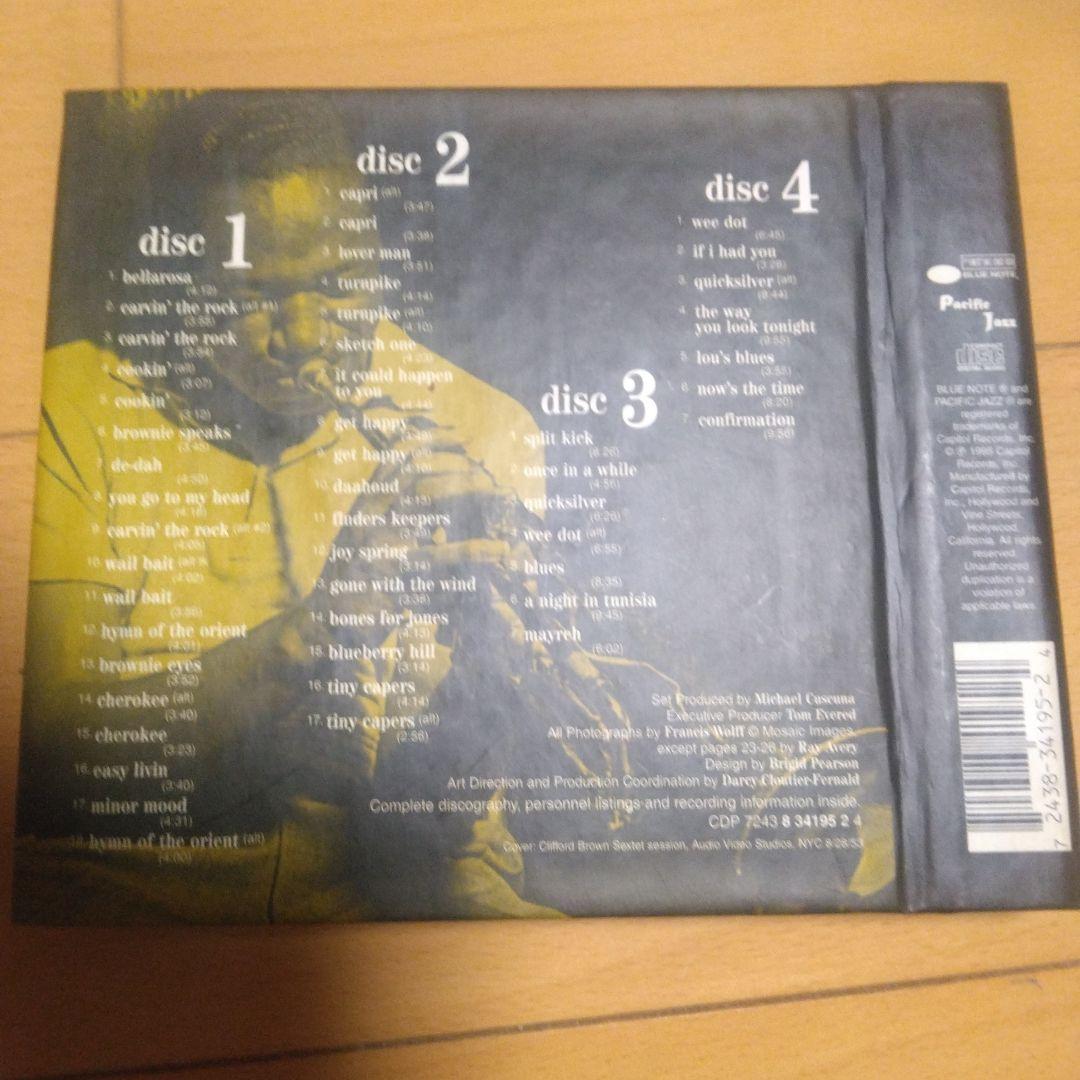 【中古品】激レア4枚組クリフォードブラウンTheCompleteBlueNote
