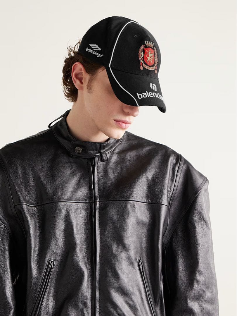 帽子 BALENCIAGA Logo-Embroidered Baseball Cap