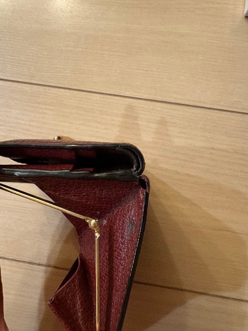 あかり　Vivienne Westwood バーガンディ 二つ折り財布