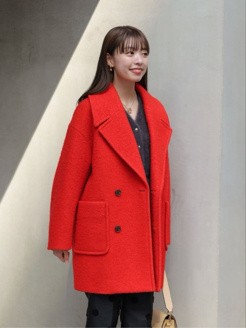 MACPHEE 24AW ブークレーボンディング ダブルブレストコート