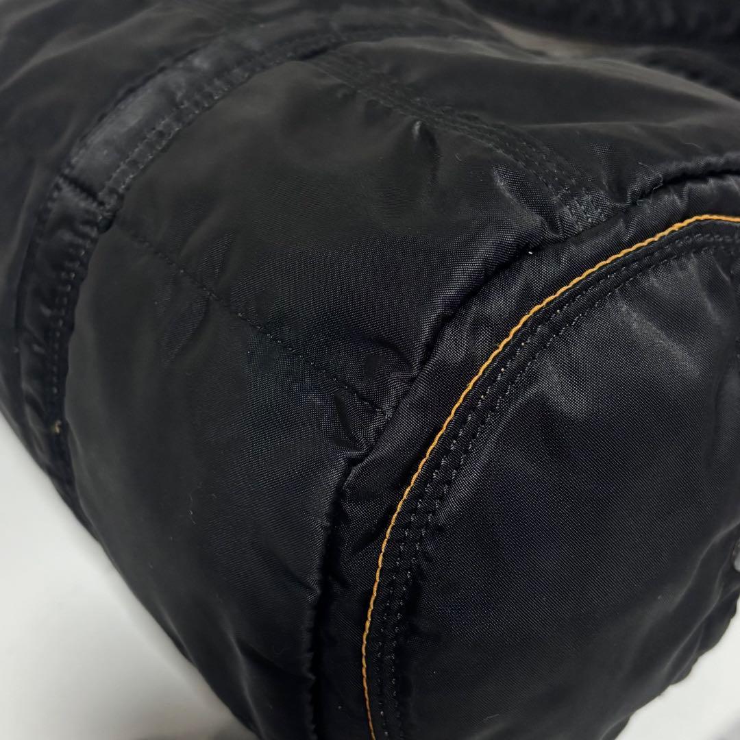 希少 PORTER タンカー ミニボストン バック L ブラック ダッフルバッグ