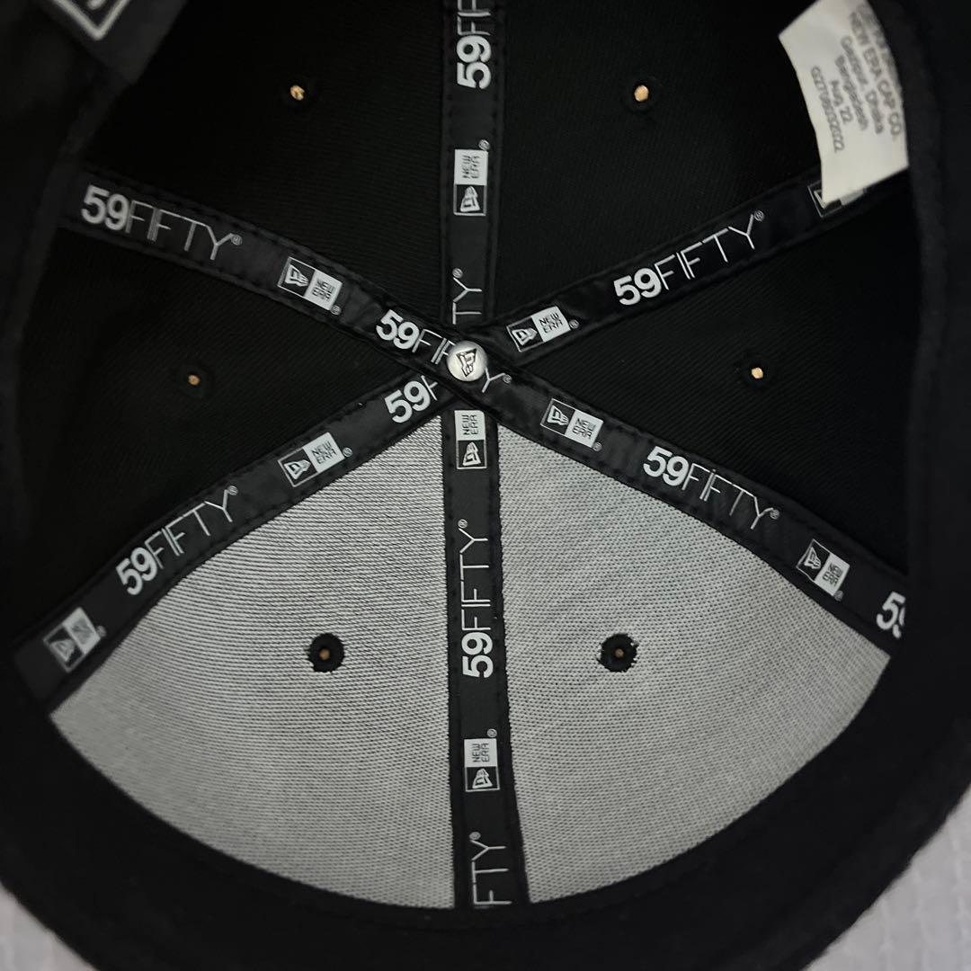 Supreme 59FIFTY 黒キャップ