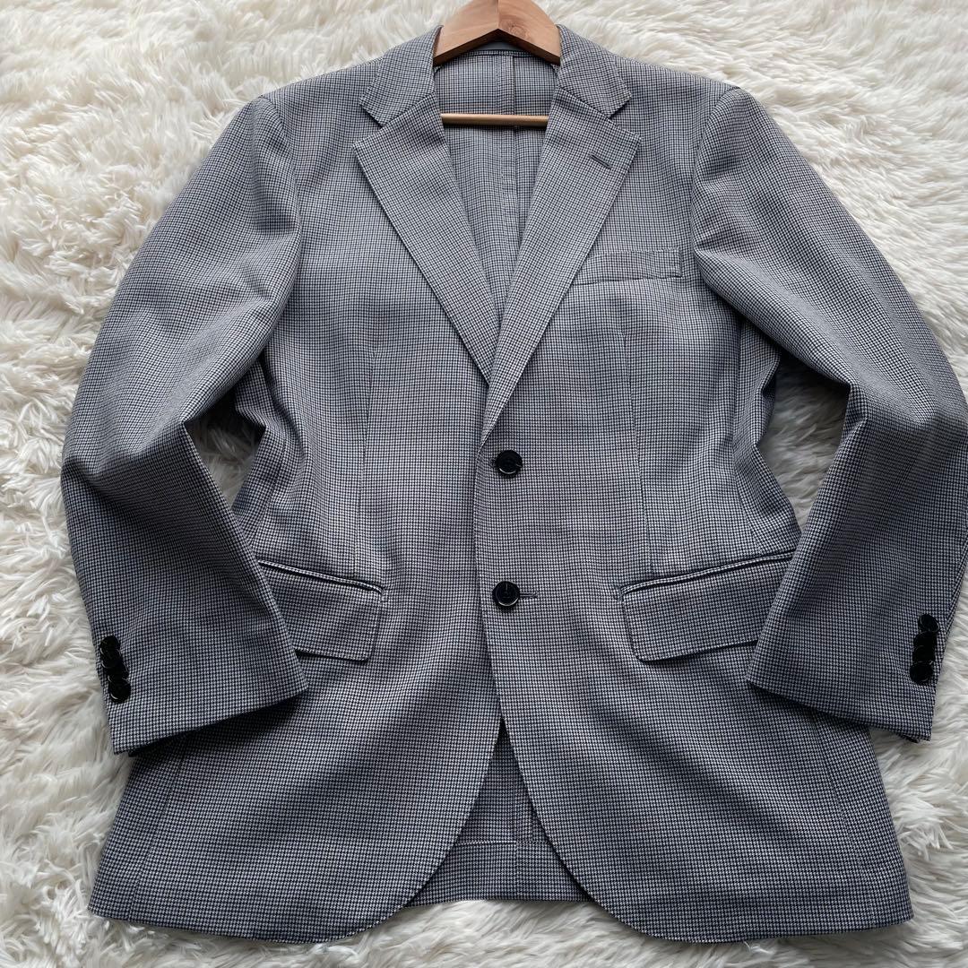 極美品✨マッキントッシュフィロソフィー　トロッター　テーラード　千鳥　ストレッチ