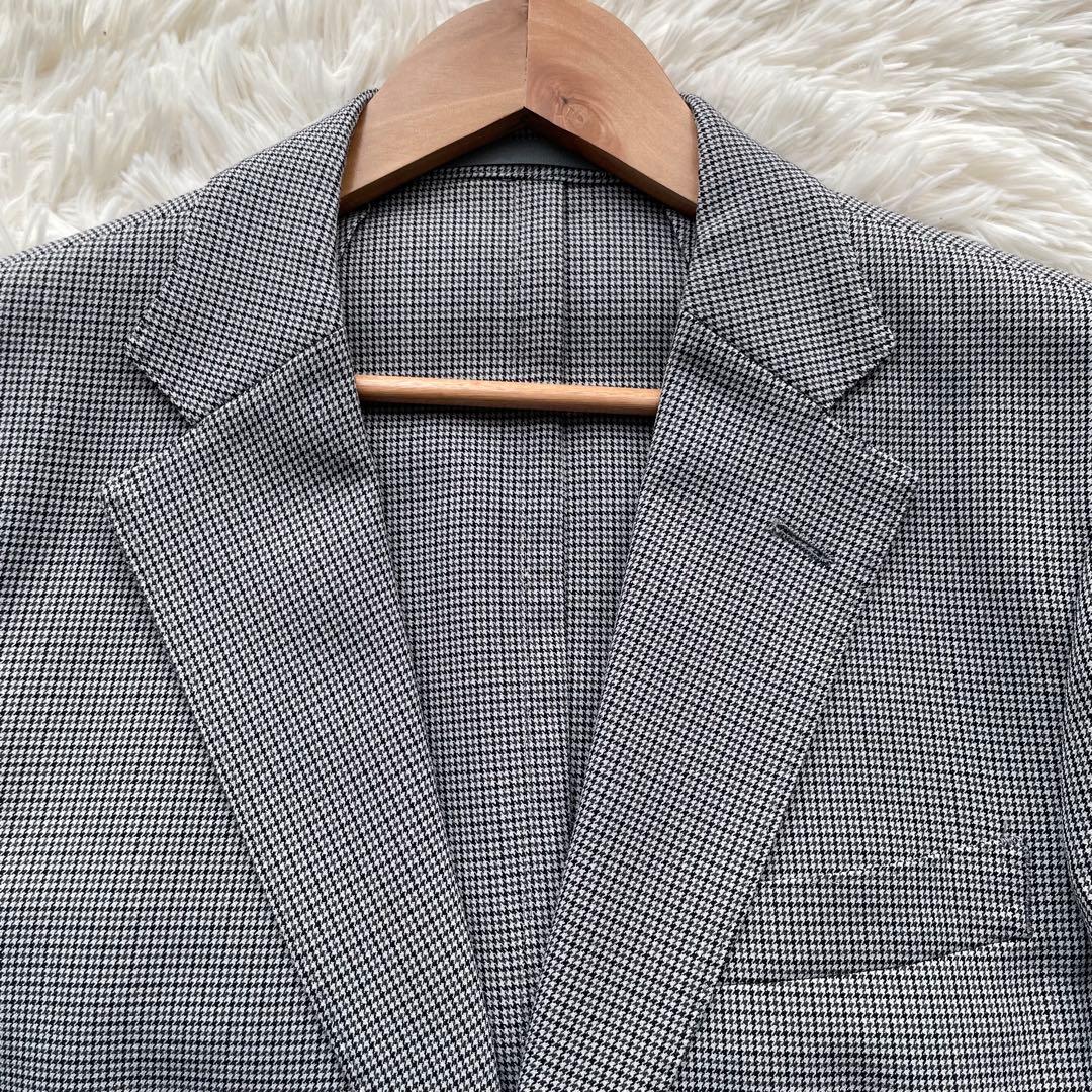 極美品✨マッキントッシュフィロソフィー　トロッター　テーラード　千鳥　ストレッチ