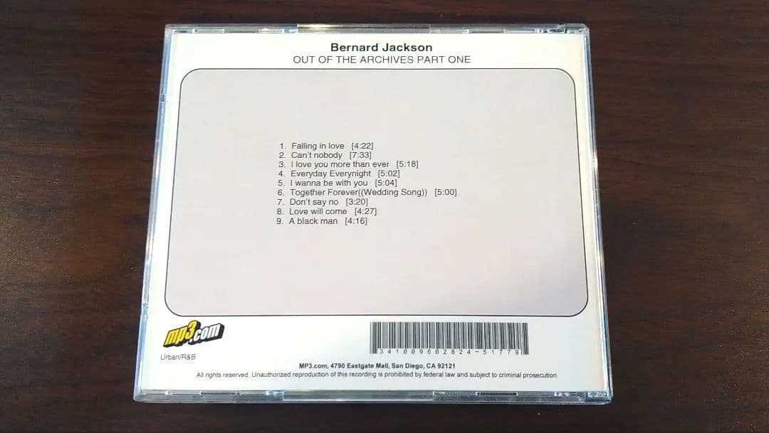 洋楽 Bernard Jackson / Out Of The Archives...
