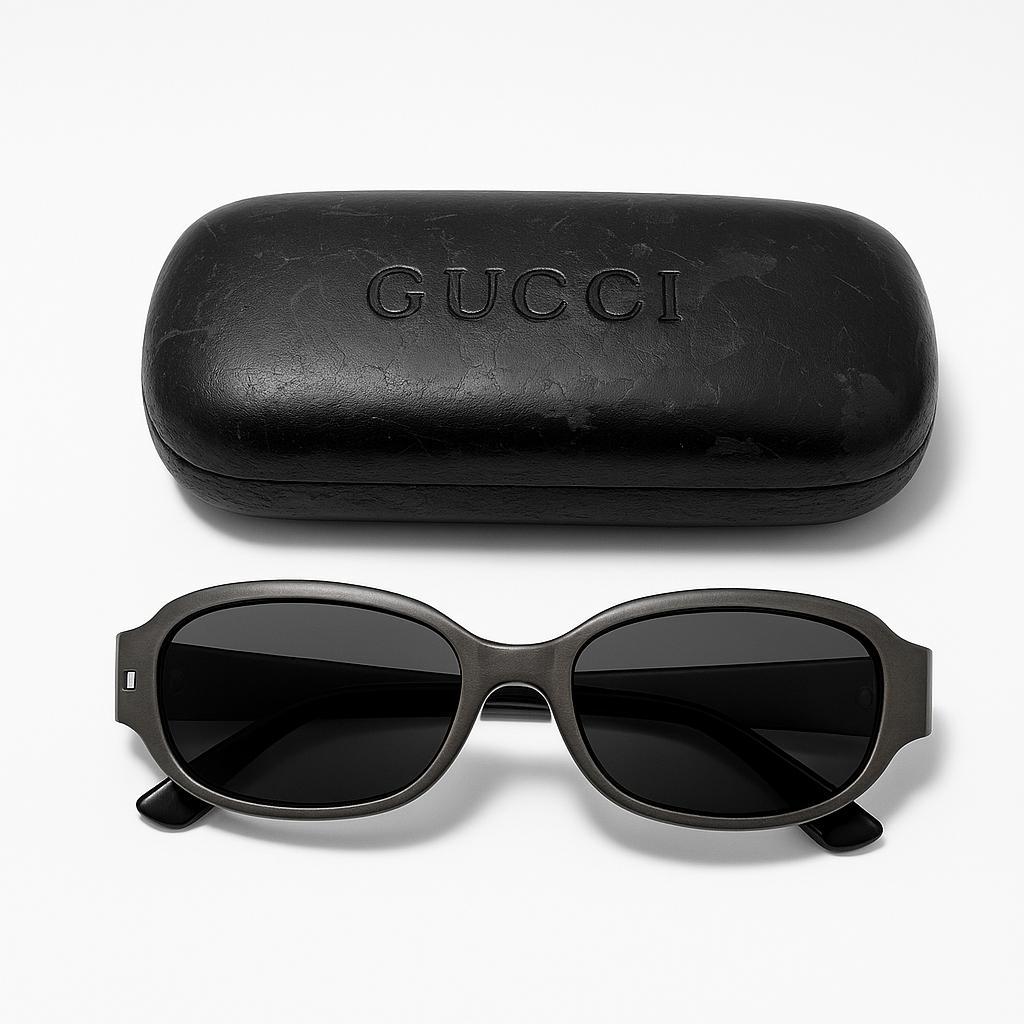 【正規品】GUCCIグッチ サングラス GG2417 グレー フレーム ケース付