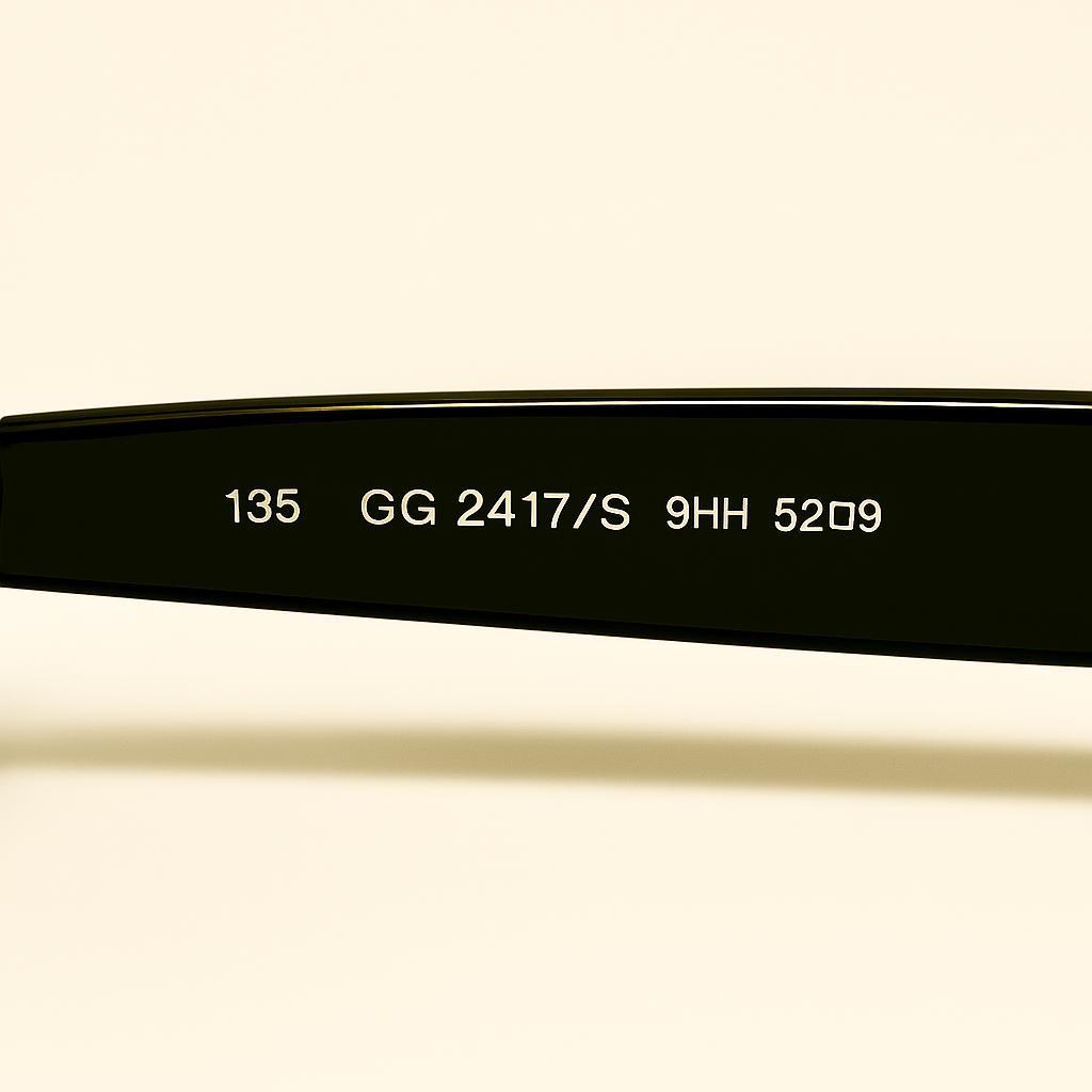 【正規品】GUCCIグッチ サングラス GG2417 グレー フレーム ケース付