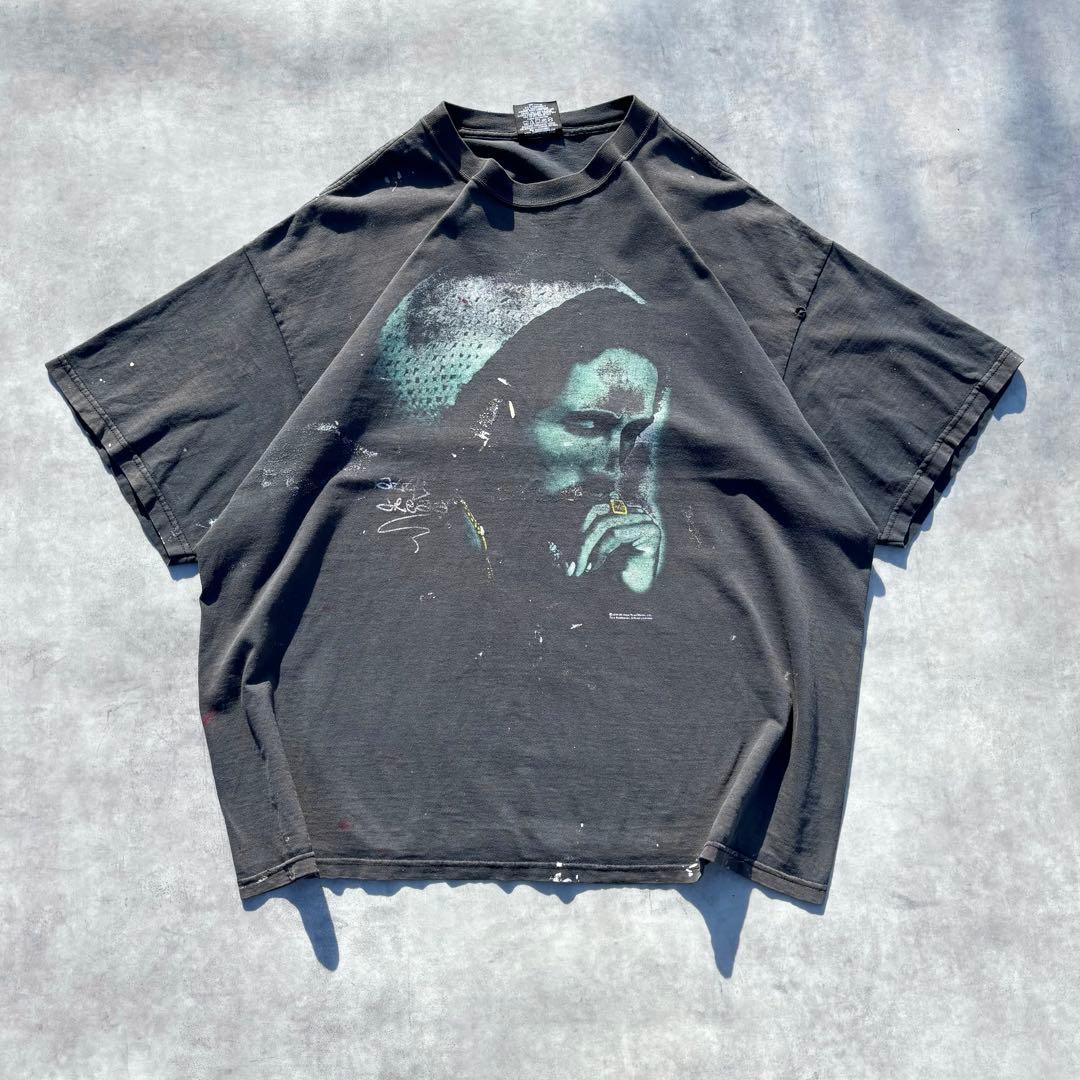 BOB MARLEY vintage tシャツ フェード 00s ZION