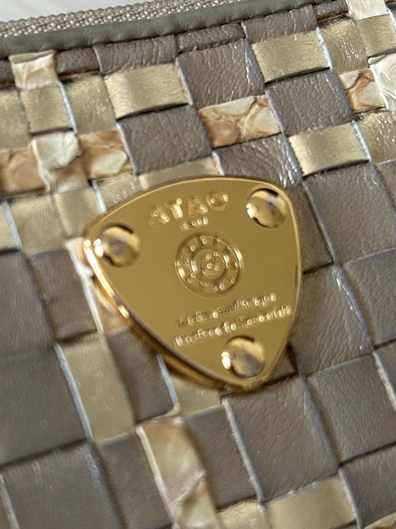 ATAO アタオ ワルツ ルーク ミニ財布 三つ折り財布 メモリアルシャンパン