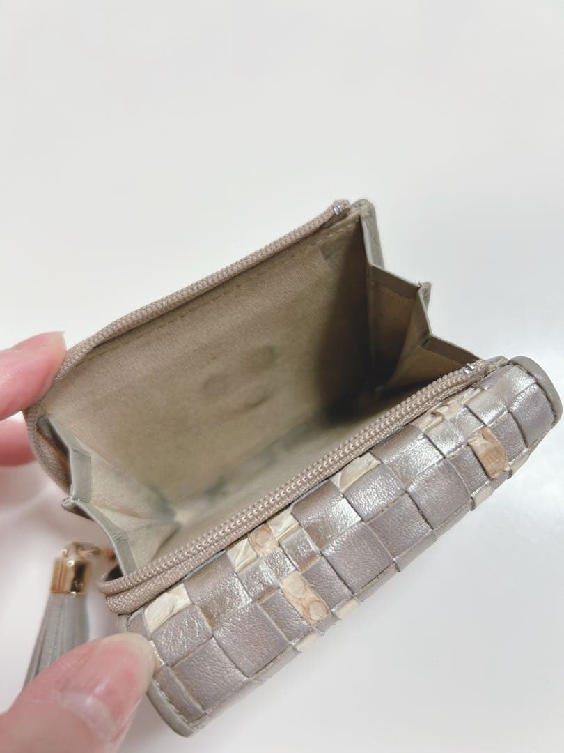 ATAO アタオ ワルツ ルーク ミニ財布 三つ折り財布 メモリアルシャンパン