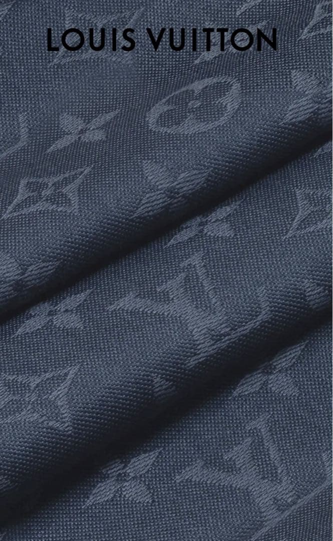 【美品】LOUIS VUITTON◆ショール・モノグラム◆グレー