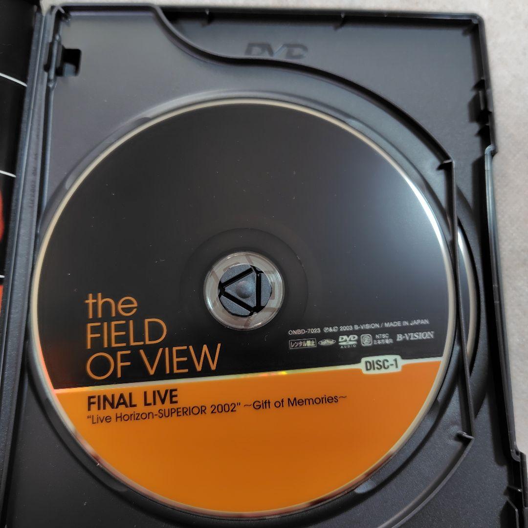 the FIELD OF VIEW FINAL LIVE DVD２枚組