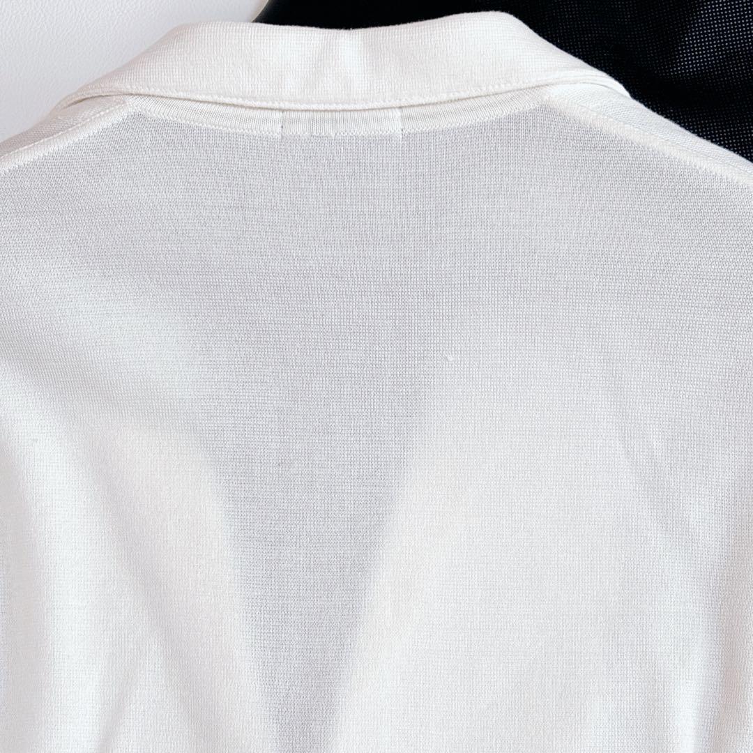 良品 LARDINI ラルディーニ コットンニットジャケット ブートニエール付き