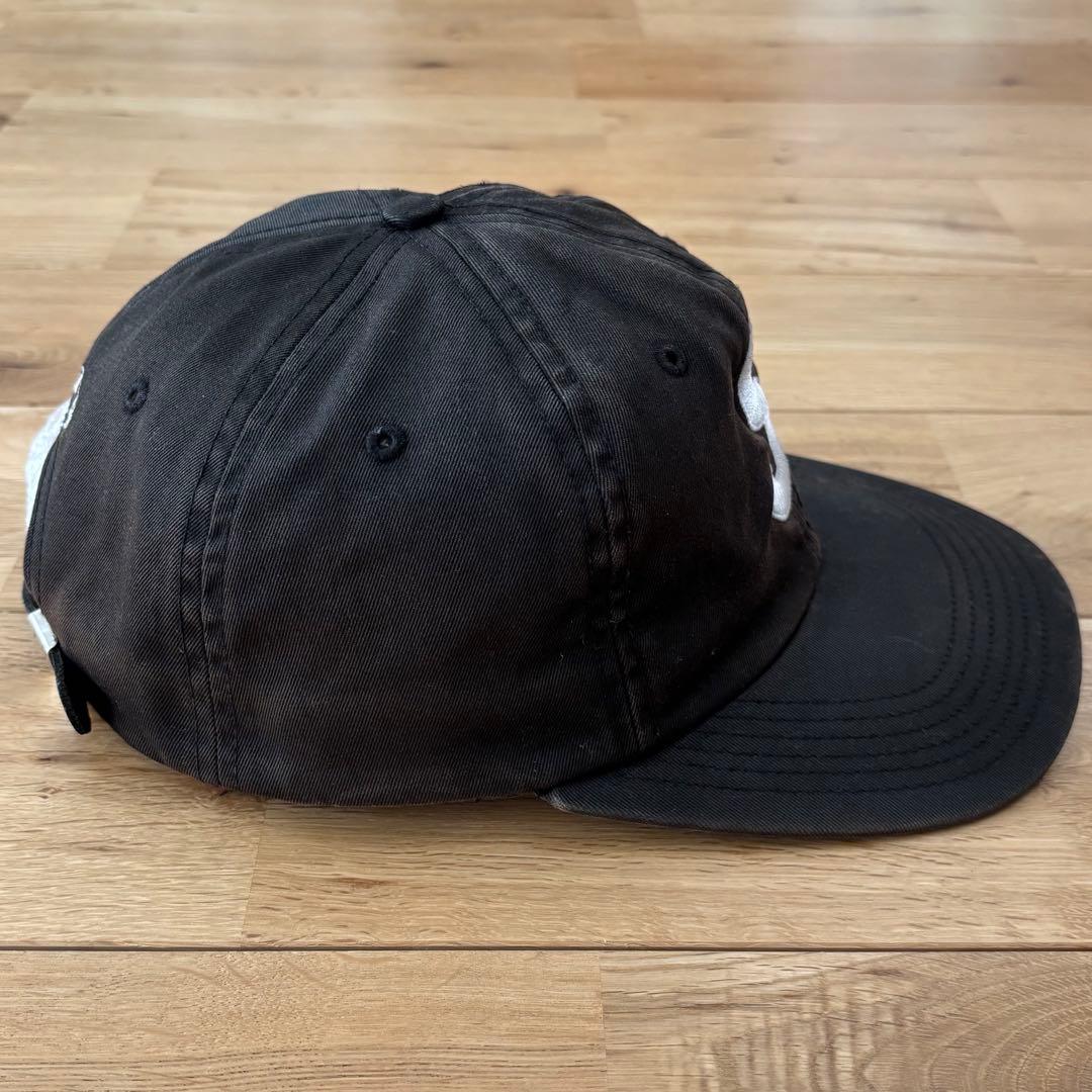 【希少】Supreme S Logo 6-Panel 黒 Cap Sロゴ