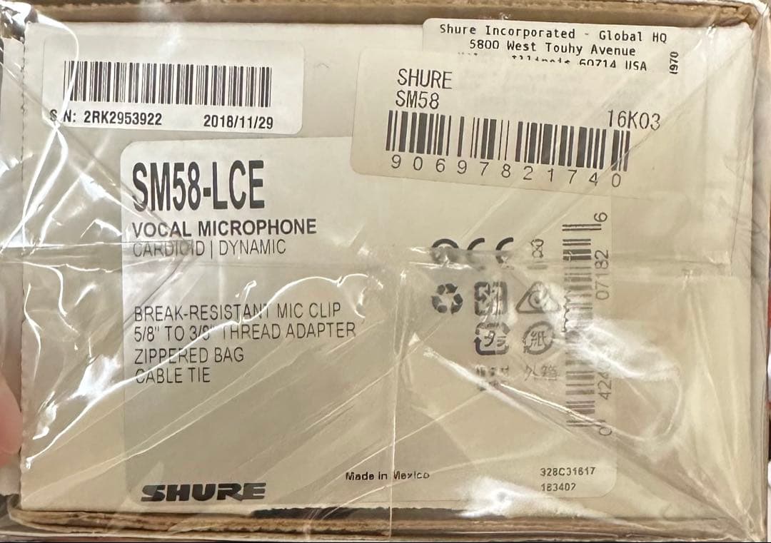 【美品】SHURE ( シュア ) SM58